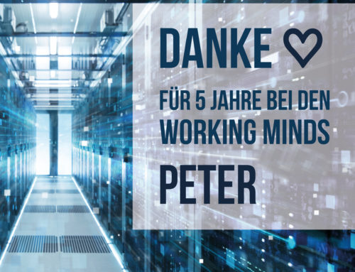 Erneut ein Jubiläum bei den working minds