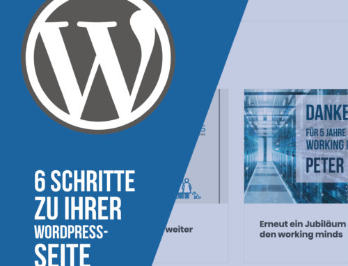 In 6 einfachen Schritten zu Ihrer WordPress-Seite